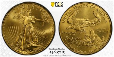 1993 $50 Gold Eagle MS69
