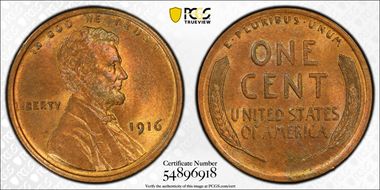 1916 1C MS64RB
