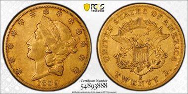 1859-S $20 XF45
