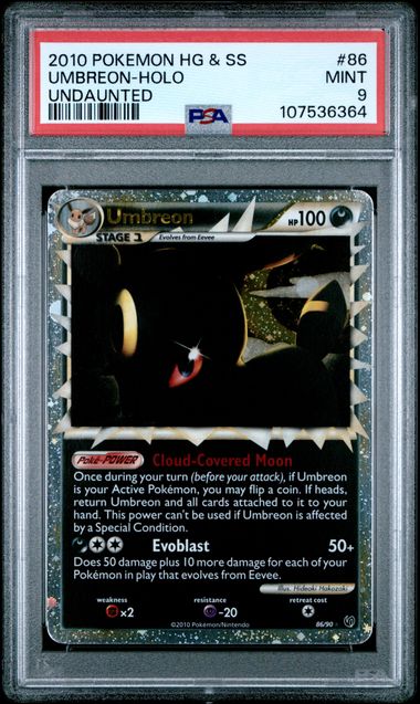 2010 Pokemon HeartGold & SoulSilver #86 Umbreon-Holo front