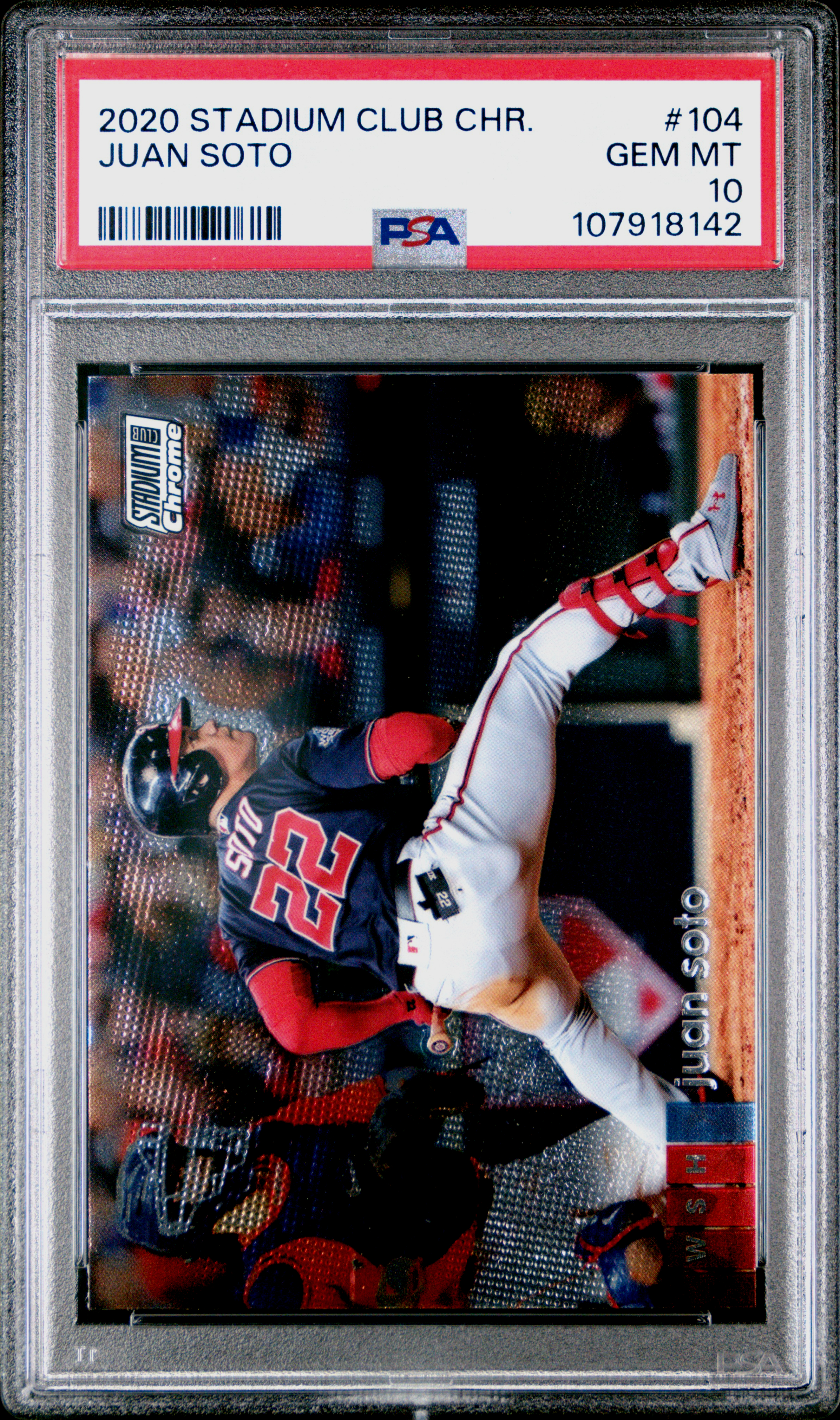 2020 #104 Juan Soto PSA 10 Stadium Club Chrome