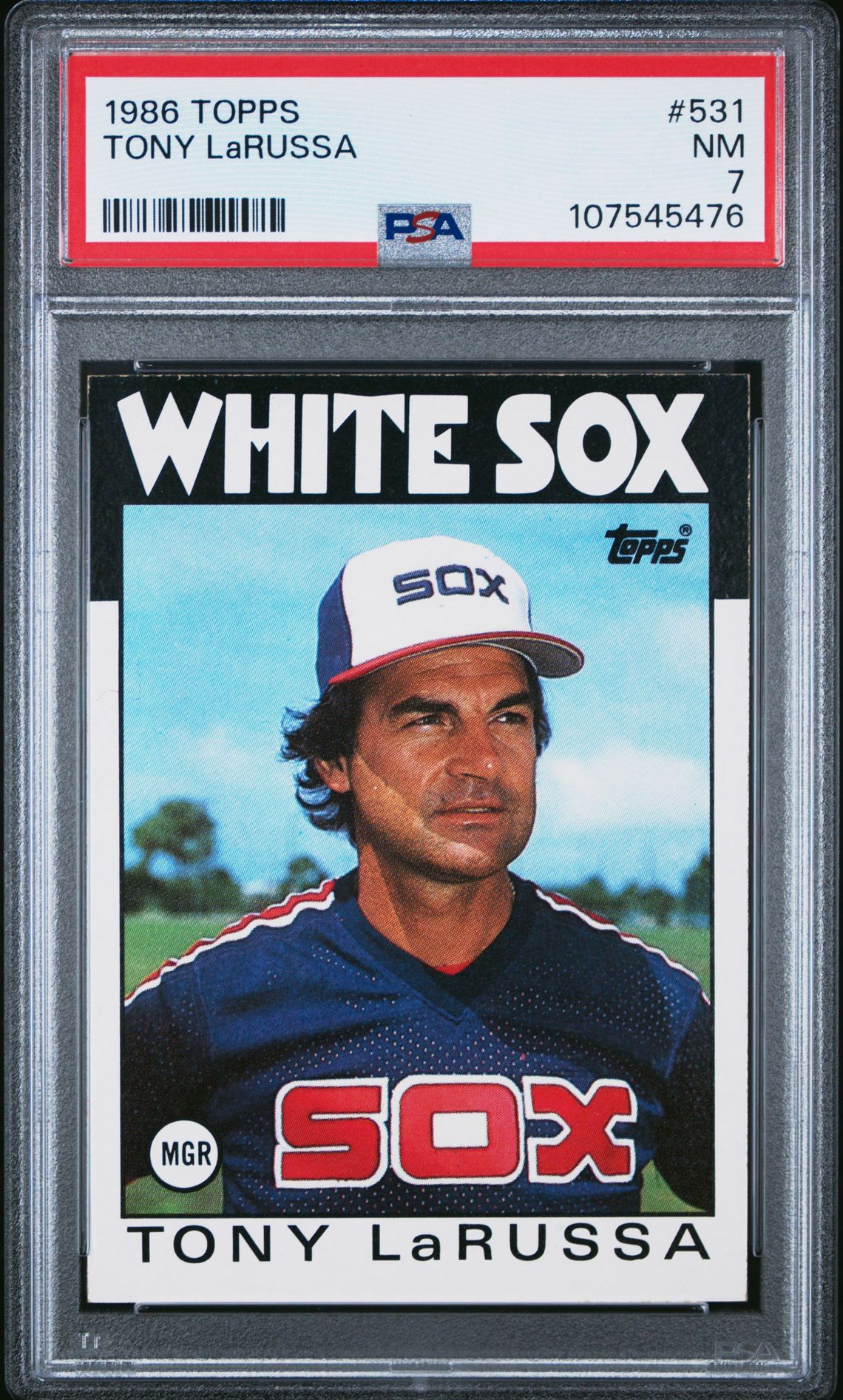 1986 Topps TOPPS #531 Tony Larussa front