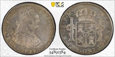 1799-Mo FM 8 R Yon-M8-99 Calico-963 AU58