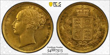 1881-S Sov S-3855B Shield MS61