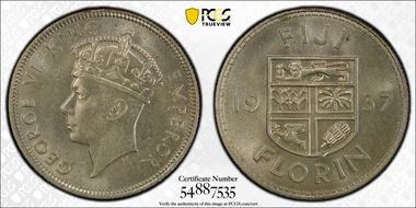1937 Florin MS65