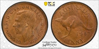 1947 Y. (p) 1D MS64BN