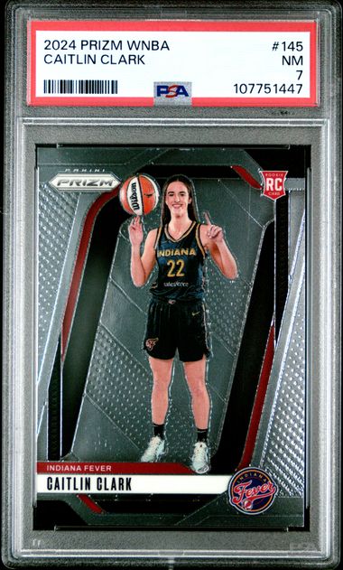 2024 Panini Prizm Wnba Caitlin Clark #145 Nm 7 front