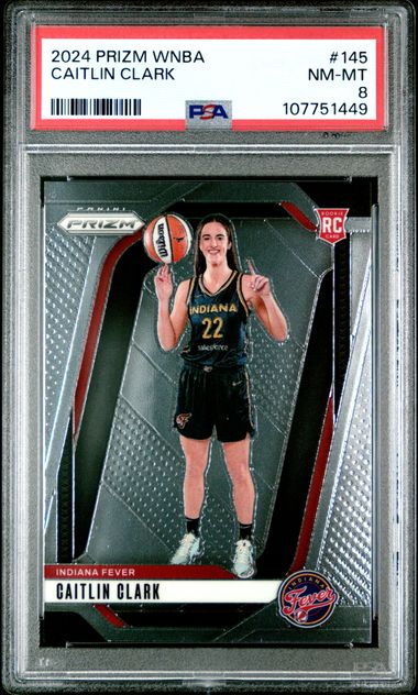 2024 Panini Prizm Wnba Caitlin Clark #145 Nm-Mt 8 front
