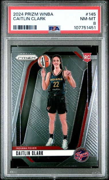 2024 Panini Prizm Wnba Caitlin Clark #145 Nm-Mt 8 front