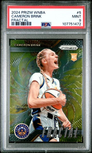 2024 Panini Prizm Wnba Fractal Cameron Brink #5 Mint 9 front