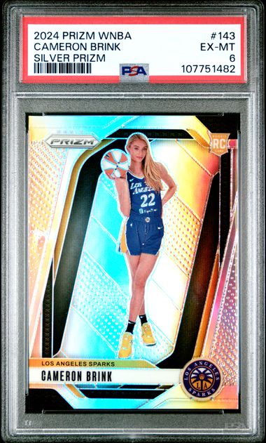 2024 Panini Prizm Wnba Cameron Brink #143 (Silver Prizm) Ex-Mt 6 front