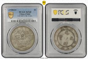 (1908)34 $1 LM-465 Cld. Conn. XF40