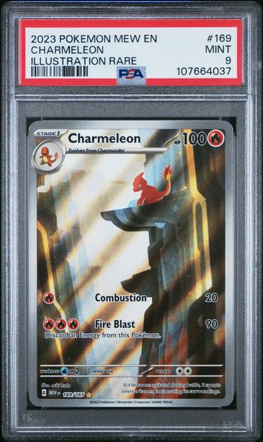 2023 Pokemon Mew En-151 Charmeleon #169 (Illustration Rare) Mint 9 front