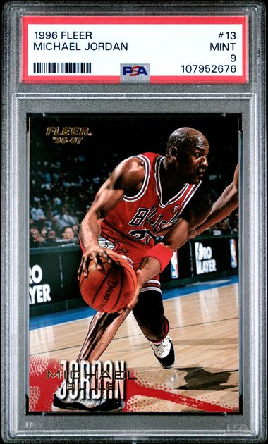 1996 Fleer Michael Jordan #13 Mint 9 front