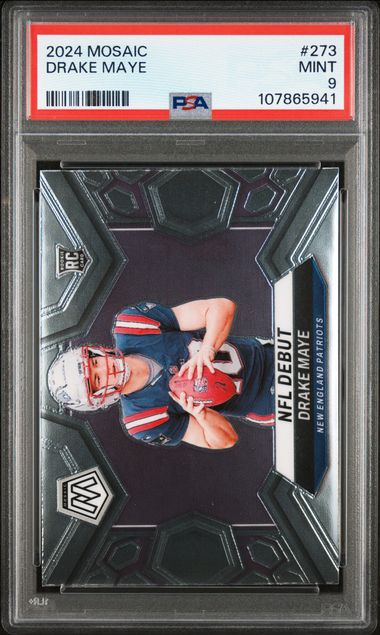 2024 Panini Mosaic Drake Maye #273 Mint 9 front