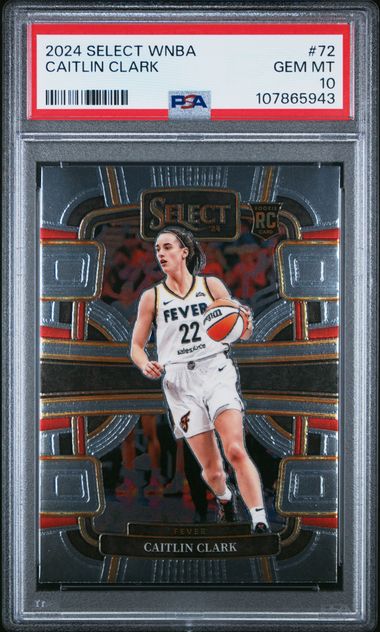 2024 Panini Select Wnba Caitlin Clark #72 Gem Mt 10 front