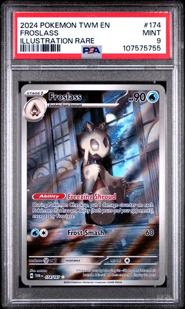 2024 Pokemon Twm En-Twilight Masquerade Froslass #174 (Illustration Rare) Mint 9 front
