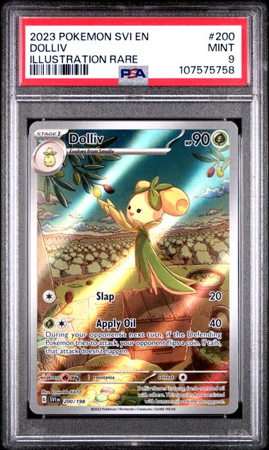 2023 Pokemon Svi En-Scarlet & Violet Dolliv #200 (Illustration Rare) Mint 9 front