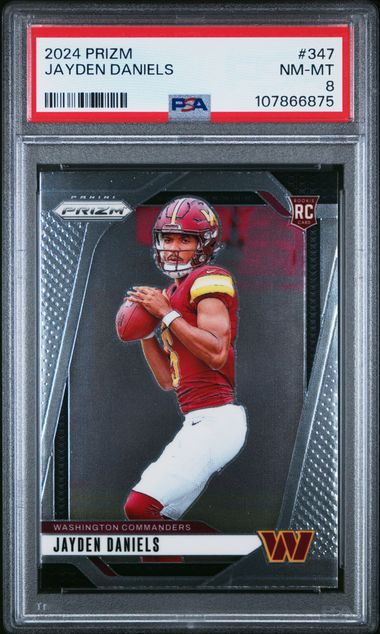2024 Panini Prizm Jayden Daniels #347 Nm-Mt 8 front
