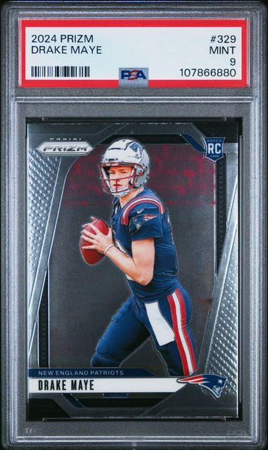 2024 Panini Prizm Drake Maye #329 Mint 9 front