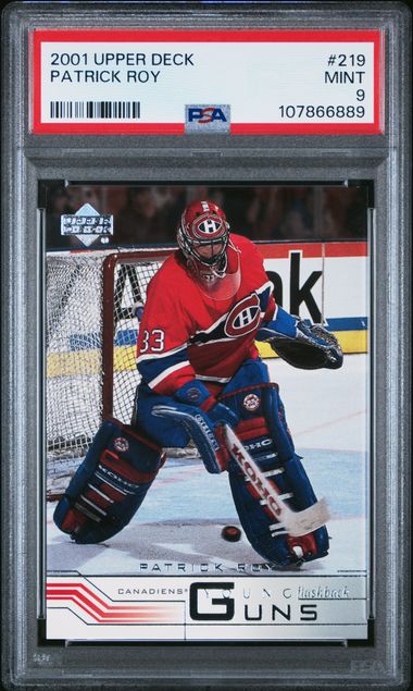 2001 Upper Deck Patrick Roy #219 Mint 9 front