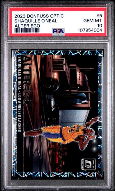 2023 Panini Donruss Optic Alter Ego Shaquille O'neal #5 Gem Mt 10 front
