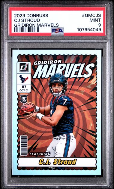 2023 Panini Donruss Gridiron Marvels Cj Stroud #Gmcjs Mint 9 front