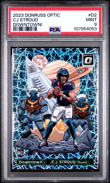 2023 Panini Donruss Optic Downtown! Cj Stroud #D2 (Downtown!) Mint 9 front