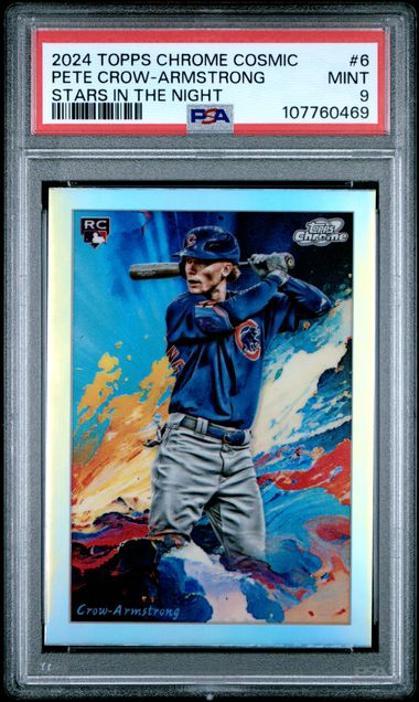 2024 Topps Chrome Cosmic Stars In The Night Pete Crow-Armstrong #6 Mint 9 front