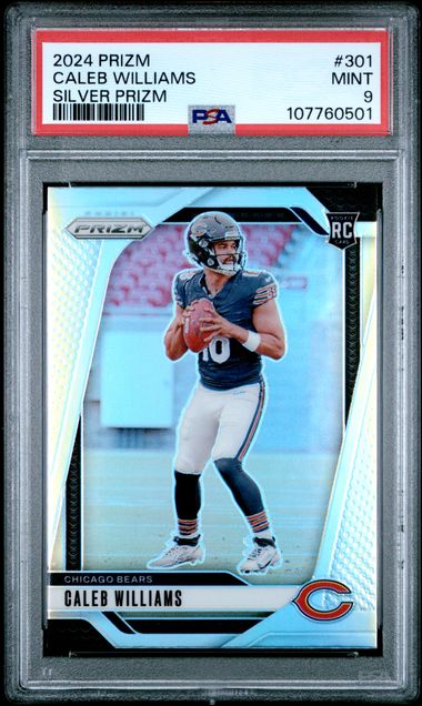 2024 Panini Prizm Caleb Williams #301 (Silver Prizm) Mint 9 front