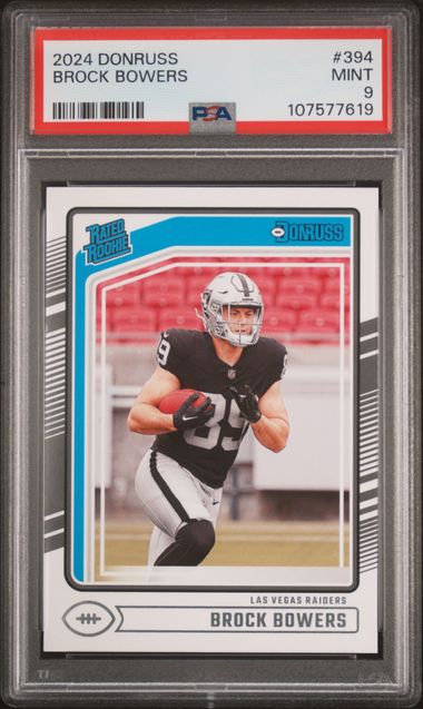 2024 Panini Donruss Brock Bowers #394 Mint 9 front