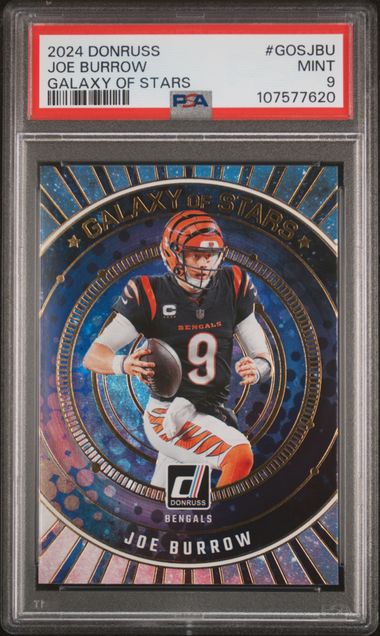 2024 Panini Donruss Galaxy Of Stars Joe Burrow #Gosjbu Mint 9 front