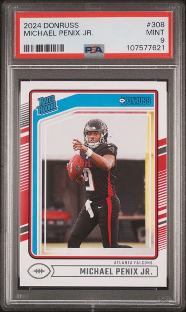 2024 Panini Donruss Michael Penix Jr. #308 Mint 9 front