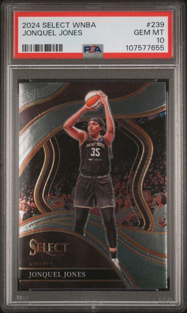 2024 Panini Select Wnba Jonquel Jones #239 Gem Mt 10 front