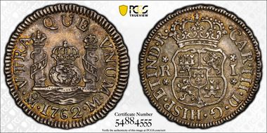 1762-Mo M Real Calico-411 AU58