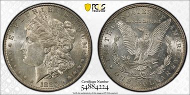 1880-O $1 AU58