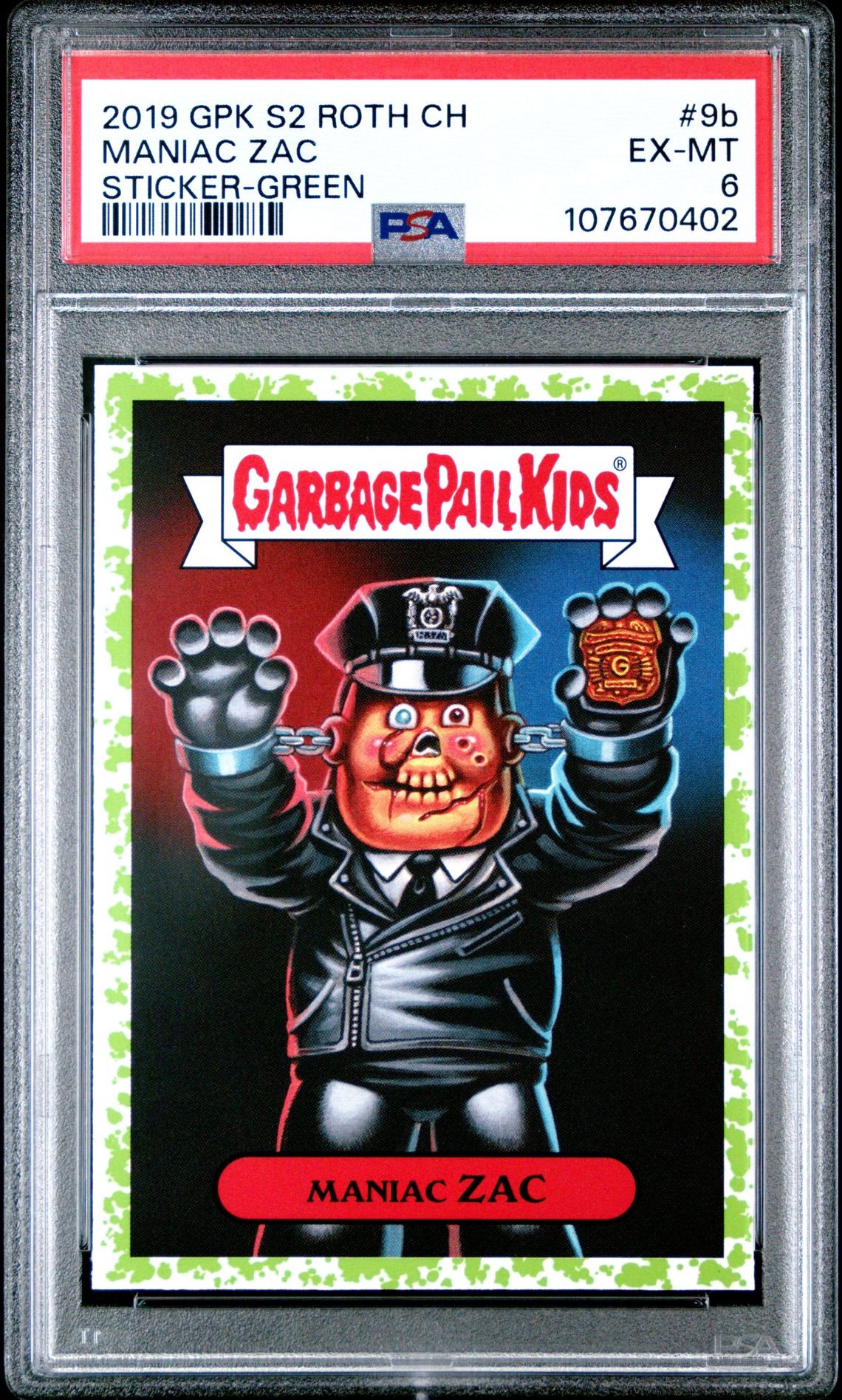 Maniac Zac PSA 6