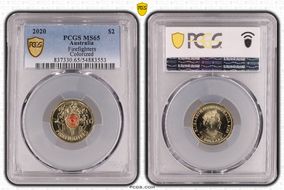 2020 $2 Firefighters Colorized MS65