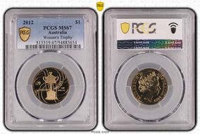 2012 $1 Women's Trophy MS67