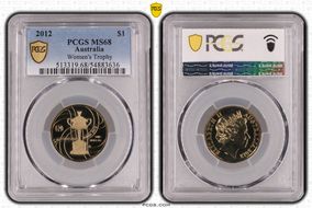 2012 $1 Women's Trophy MS68