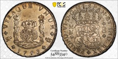 1759-Mo MM 8 R Yon-M8-59 Calico-495 AU53