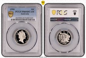 1990 10C PR69DCAM