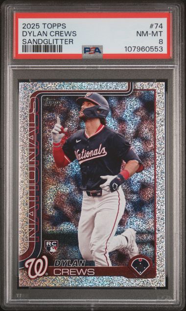 2025 Topps #74 Dylan Crews front