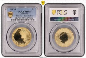2013-P $1 Platypus - Bush Babies MS68