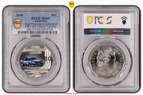 2018 50C Ford Motorsport Colorized 1981 XD Falcon 'Tru-Blu' MS69