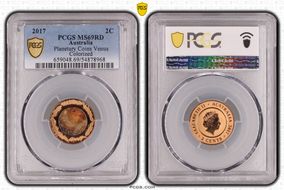 2017 2C Planetary Coins Venus Colorized MS69RD