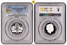 1998 20C 1938 Florin Silver PR70DCAM