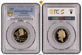 1997 $1 Kingsford Smith PR70DCAM