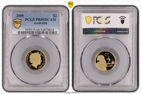 2008 $2 PR69DCAM