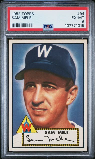 1952 Topps Sam Mele #94 Ex-Mt 6 front